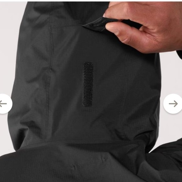 REI Co-op Rainier Peak 2.5L Ripstop Rain Jacket Men’s Size MEDIUM TALL Black - Picture 5 of 16